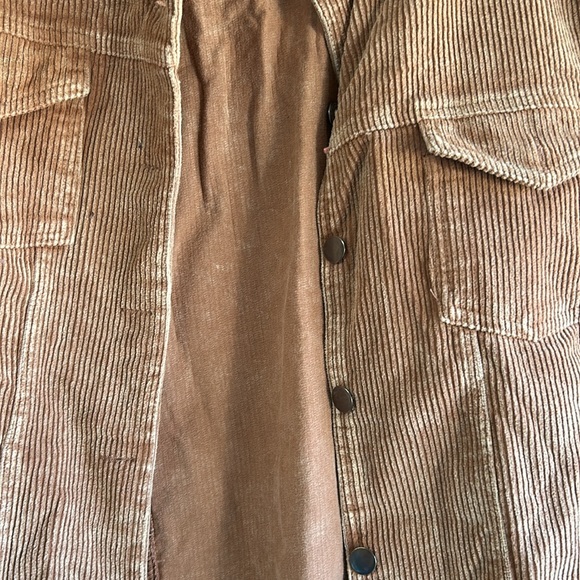 COPY - NWOT Womens corduroy Shacket/jacket size large color cocoa - Picture 4 of 6